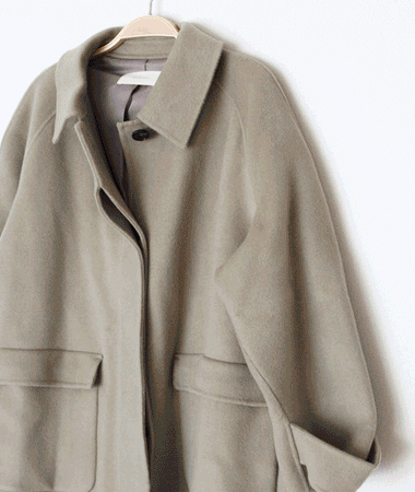 ADD long wool-mo handmade coat/폭주